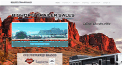 Desktop Screenshot of bishopstrailersales.com